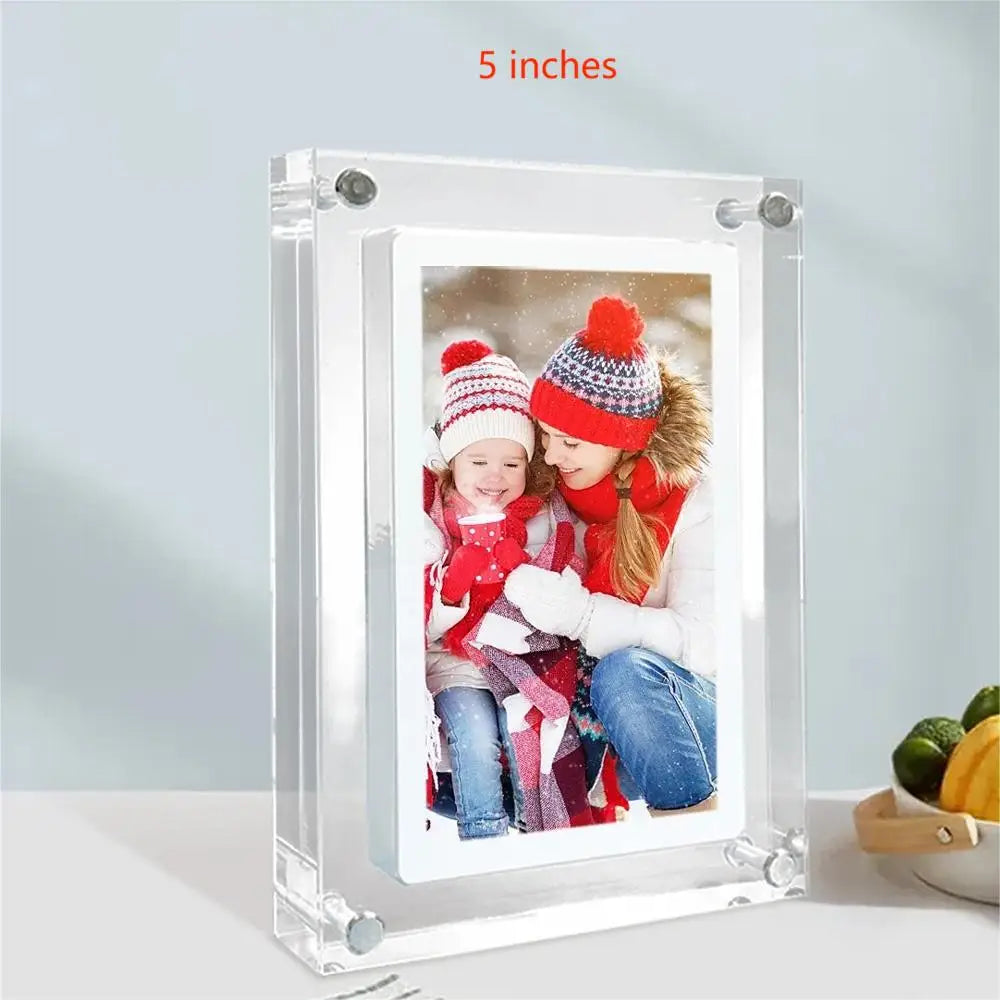 📸 5/7 Inch Acrylic Digital Photo Frame