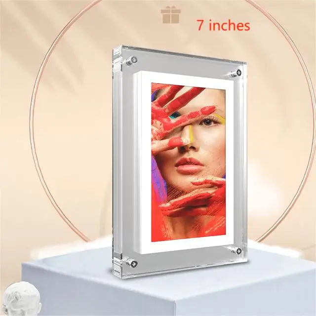 📸 5/7 Inch Acrylic Digital Photo Frame
