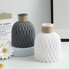 🌊 Water Ripple Plastic Vase