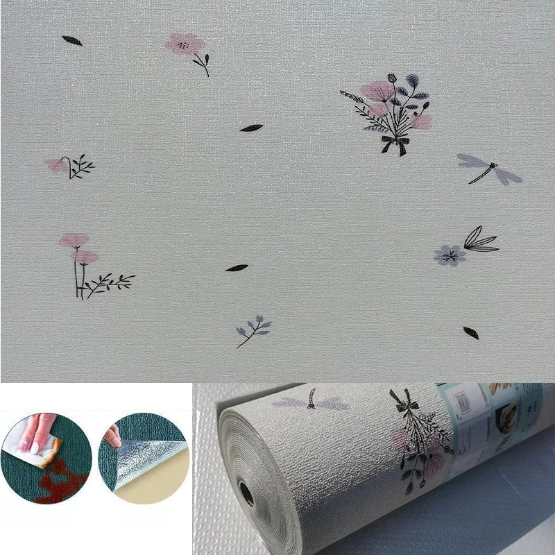 🌿 Linen Self-Adhesive Wallpaper