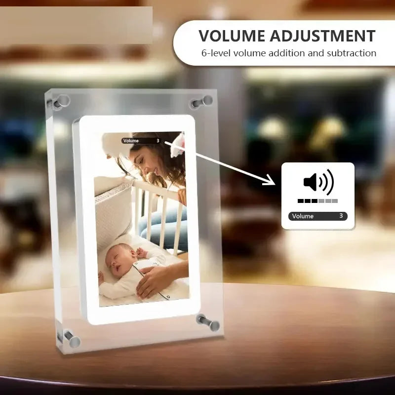 📸 5/7 Inch Acrylic Digital Photo Frame